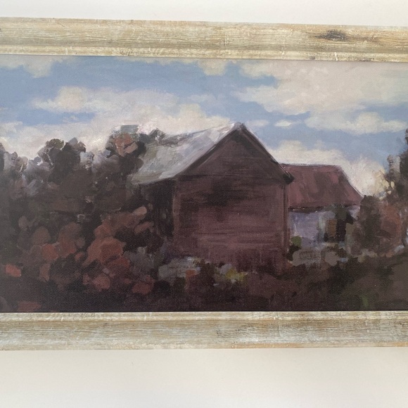 Studio McGee House Amidst The Trees Framed Canvas 16" x 10" - Picture 8 of 13